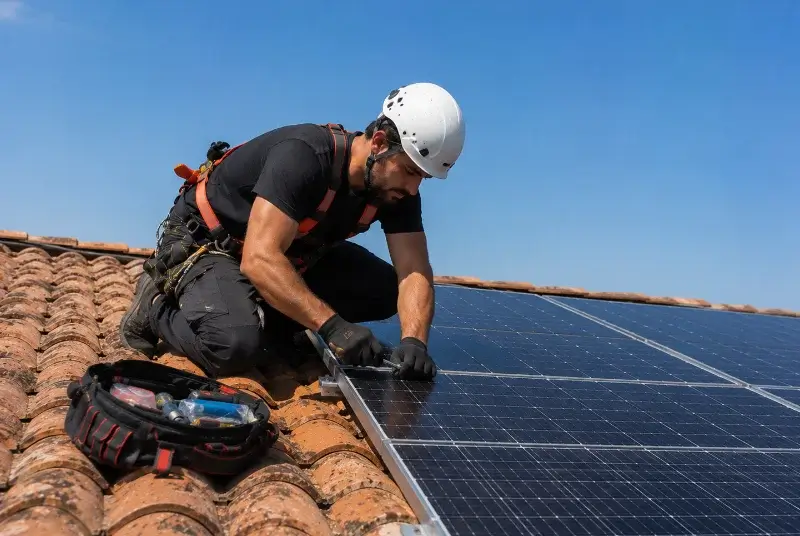 Maintenance et monitoring de panneaux solaires à Musièges